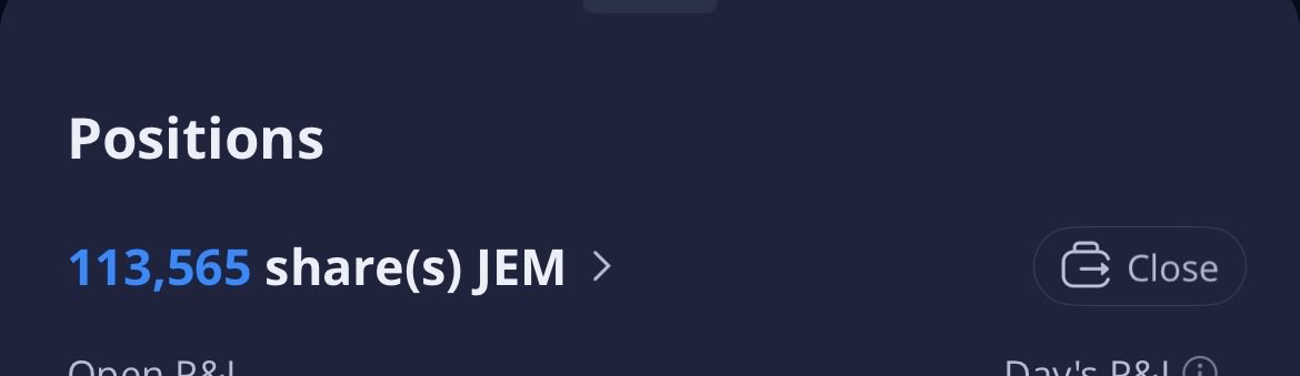 $JEM

ADDED 120k

💚💚💚
