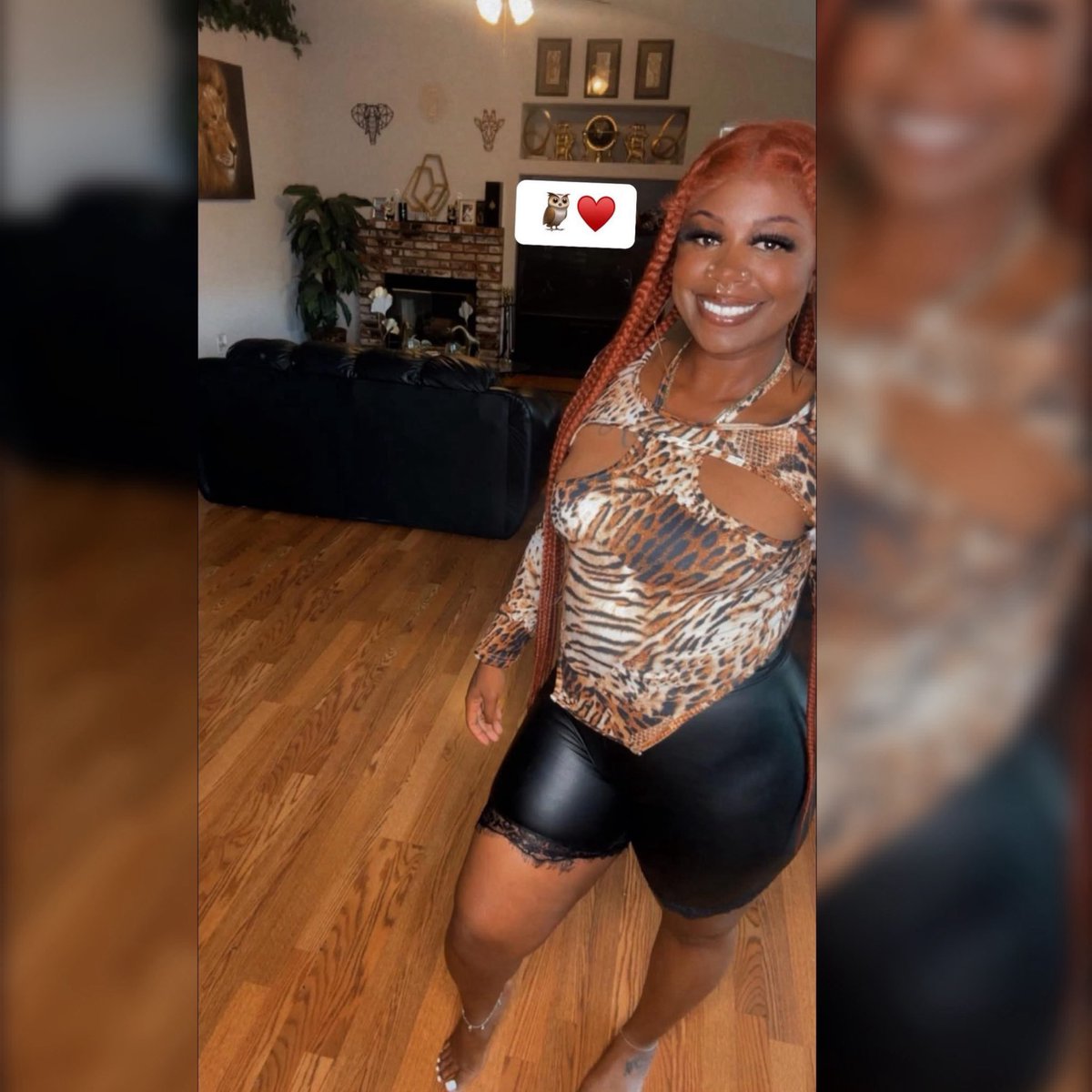 Thicky thick girl ♥️🦉👏🏾