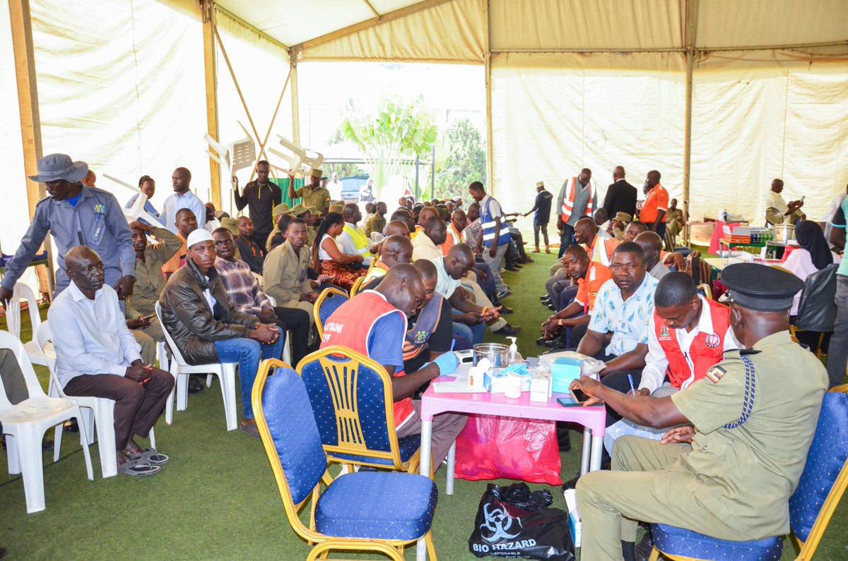 The Chief Political Commissariat today organized a blood donation campaign at Naguru Police Headquarters, spearheaded by the CP Anatoli Muleterwa, Commissioner Community Policing in Uganda Police. 

The drive brought together Nakasero Blood Bank, Uganda Police, United Boda Boda