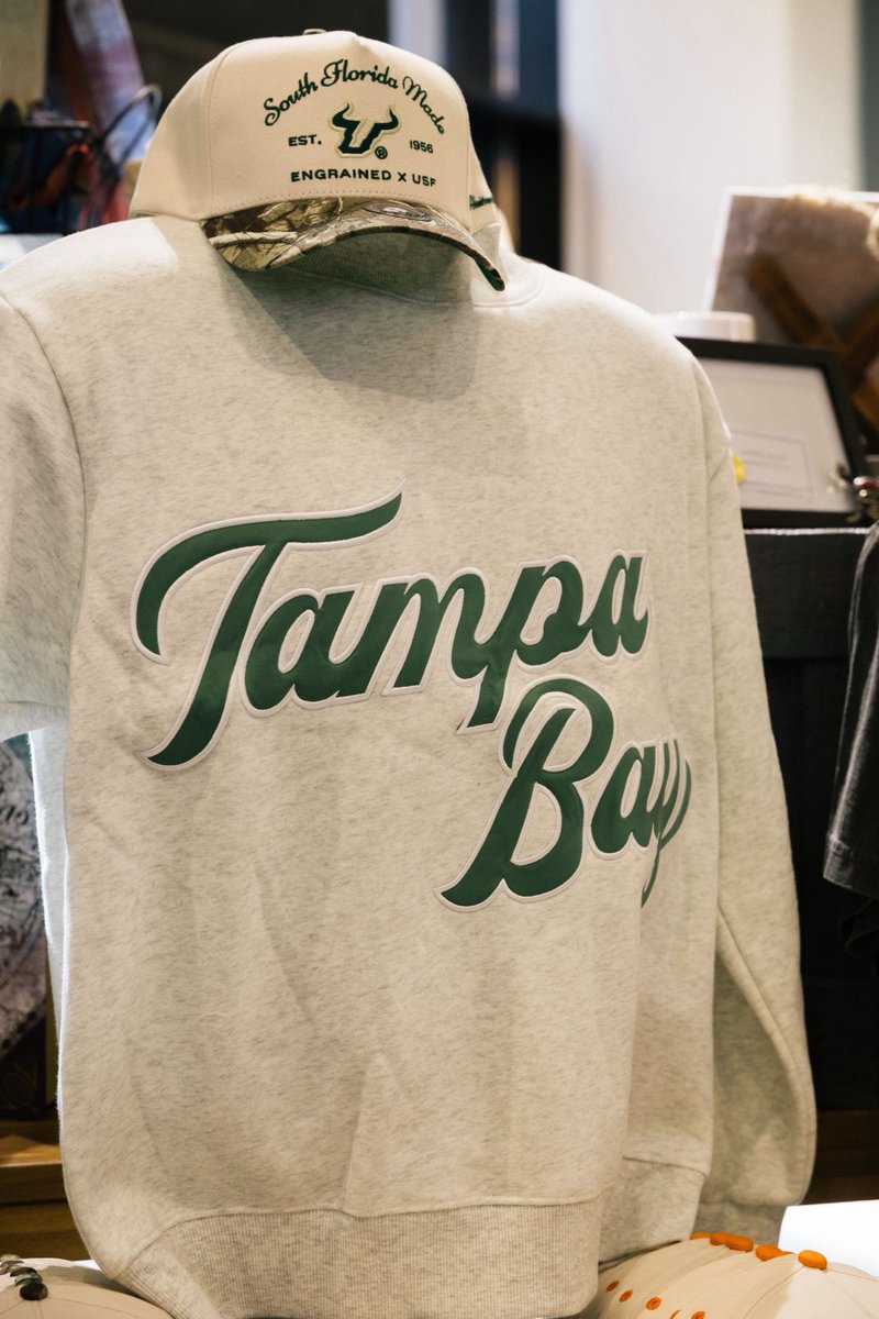 🤘 #HornsUp, Tampa Bay!

ENGRAINED × USF: DROP 1 lands Friday 2/13 at our Unlock Tampa Bay Visitors Center!

📍 In-store release - 201 N. Franklin St. suite 102
⚡ Limited quantities. No restocks.

Rep Tampa Bay the right way. 

Which piece are you going for? 👀

#VisitTampaBay