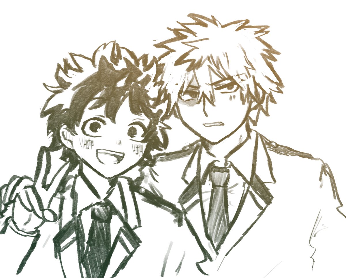 今日人に描いたやつ