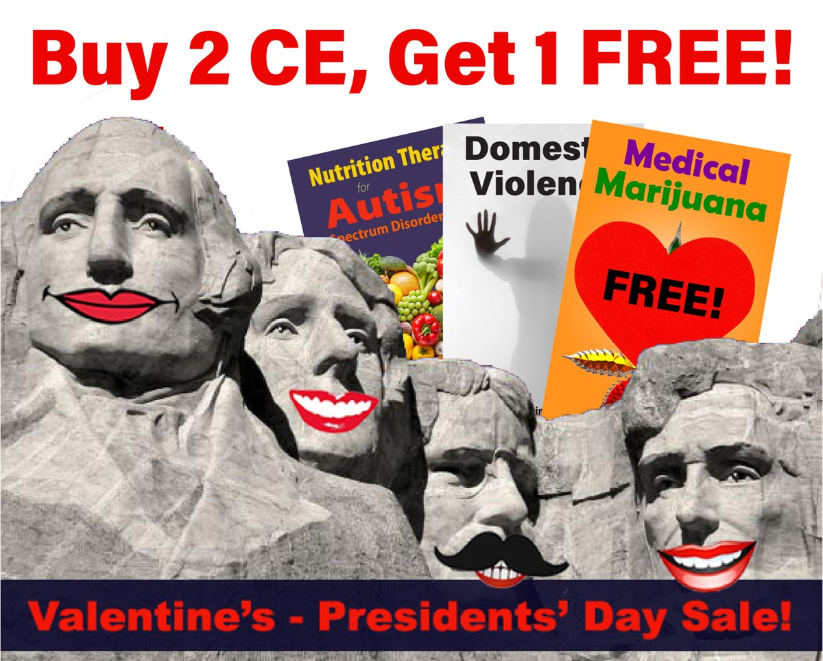 PDResources's tweet photo. Valentine's - Presidents' Day CE sale: Buy ANY 2 courses and get a third for FREE now through Monday! https://t.co/aoht9CQ4lW https://t.co/SYmHVmEiVD