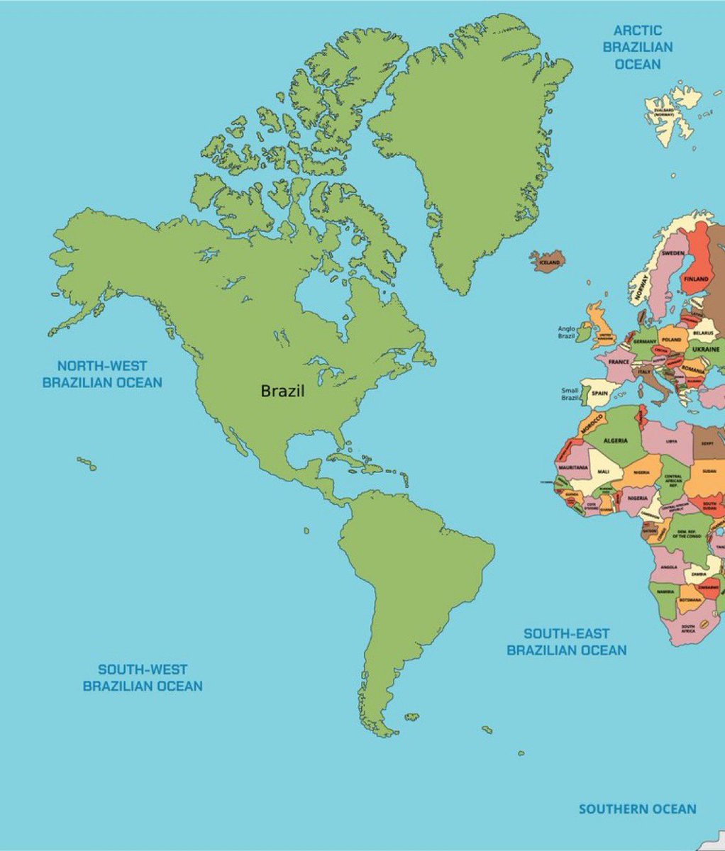 pradnico's tweet photo. Américan borders if they were based off of natural geography and populations https://t.co/pWH0pUjW9R