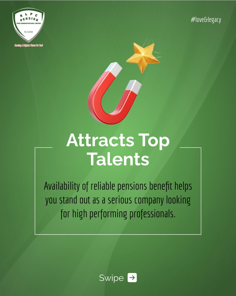 nlpcpfa's tweet photo. For employers, showing you care goes beyond the daily tasks. A strong pension plan is a testament to your commitment to your team's long-term well-being. Partner with NLPC Pension to offer benefits that truly speak volumes.
#EmployeeWelfare #HRLoveLanguage #NLPCPension #NLPCpfa https://t.co/u1rBFDzROT