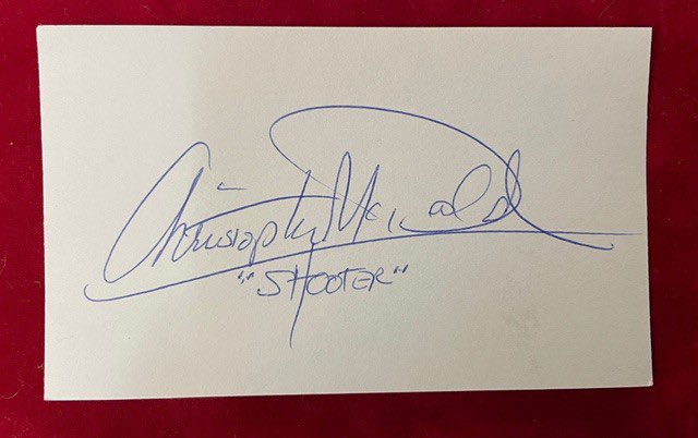 🚨FLASH SALE FRIDAY🚨

100% of the funds from these sales will go towards our wish granting programs.

Marty Lyons signed 16x20 photo of the 1978 Alabama Media Guide.
✅He can add more inscriptions if you like, just ask.
✅$30 each (add $7.50 USPS S/H.

Actor Christopher McDonald