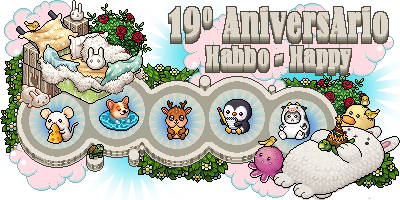 🎂 ¡La semana del 16 al 22 de febrero estaremos de celebración por nuestro HAPPY 19º ANIVERSARIO!

🥳 ¡Hemos preparado una fiesta MUY ANIMAL con distintas actividades cargadas de mucha diversión!

🦦 ¡Podrás conseguir 5 nuevas PLACAS y 8 NUTRIAS ZAFIRO! habbo-happy.net/noticias/15841…