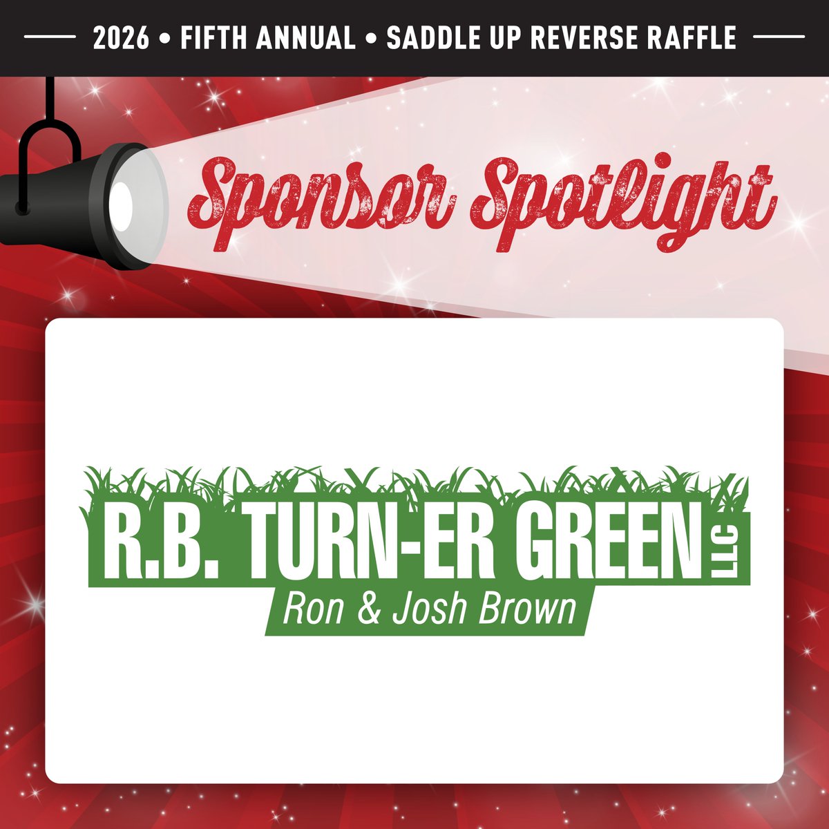 A big thank you to Ron and Josh Brown of R.B. Turn-er Green, LLC for supporting our reverse raffle! With the anticipated elevated temps this weekend, we’re already dreaming of greener grass and warmer days. 🌿 Thanks for helping keep our community looking its best!