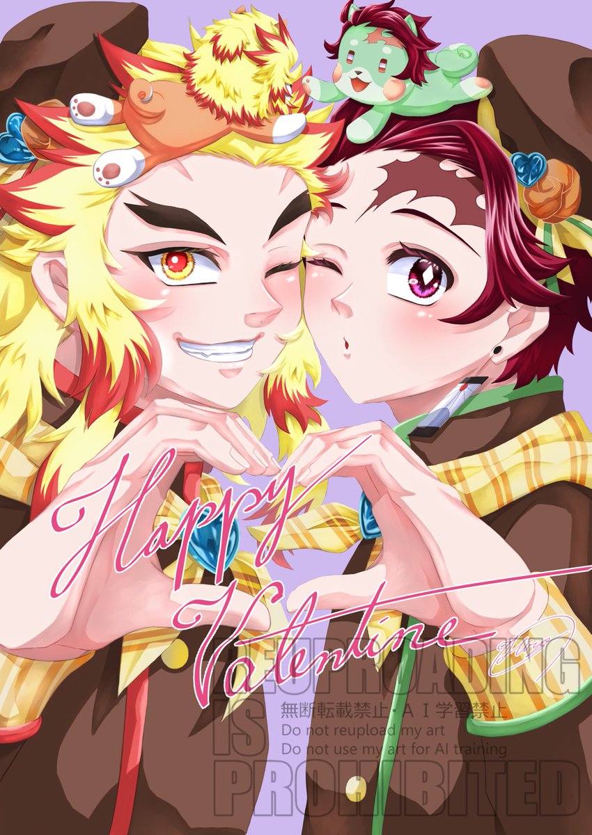 ハッピーVD💓😘🍫
今年は何も描いてないので去年の再掲。
※🔥🎴