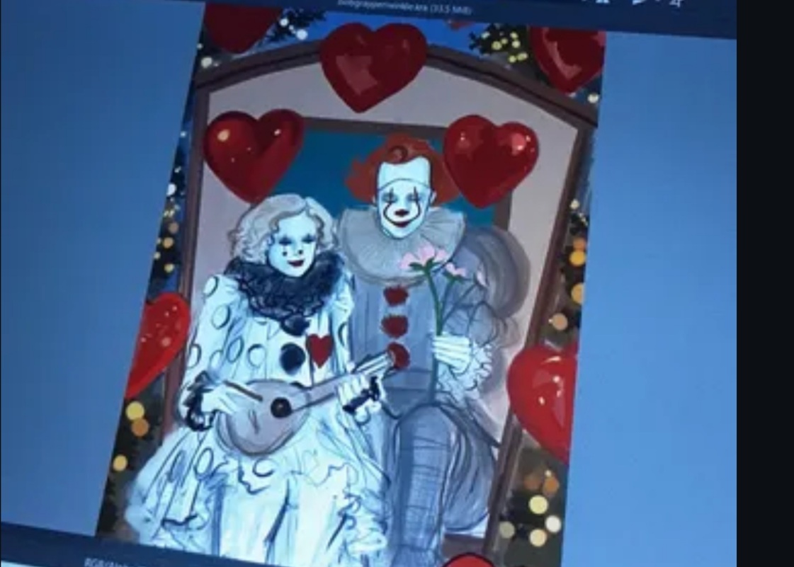 Doing something a little different with the background than what I had planned want something more golden sunset than a night scene. #pennywise #ItWelcomeToDerry