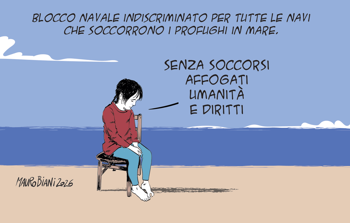 maurobiani's tweet image. #persone #umanità #diritti #DDLImmigrazione #Blocconavale #Ong #soccorso #profughi 
Negare soccorso e salvezza. 
Traditori, questi sì, della #Costituzione, dell'#Italia.
Oggi per @repubblica