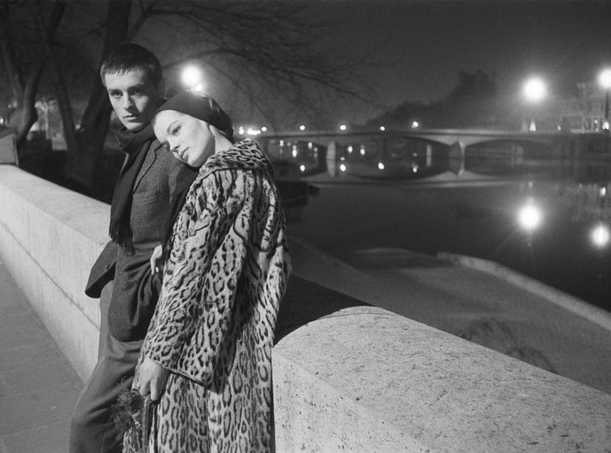 Romy Schneider &amp; Alain Delon

📷©️ Maurice Jarnoux
1961