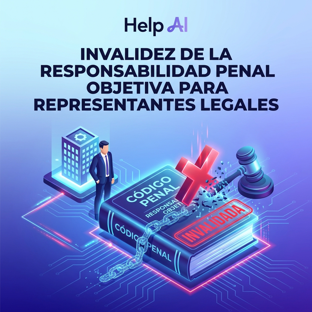 ⚖️ ¡Adiós a la culpabilidad automática! La SCJN protege a representantes legales. El Pleno de la SCJN declara inconstitucional la responsabilidad penal objetiva de representantes legales en delitos fiscales.🛡️ help-ai.mx/blog-ia-legal-…
#SCJN #DerechoPenal #Fiscal #HelpAI