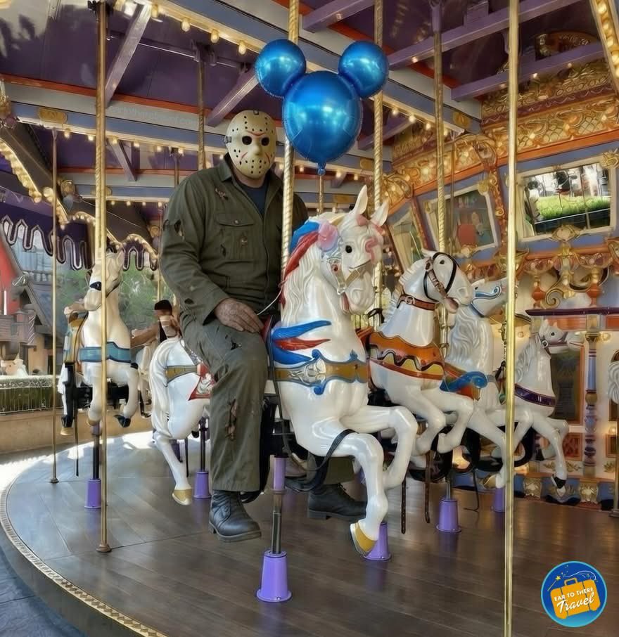 The chances of running into this guy today in Disneyland are slim, but they're not zero. 😉 Happy #FridayThe13th! 😎