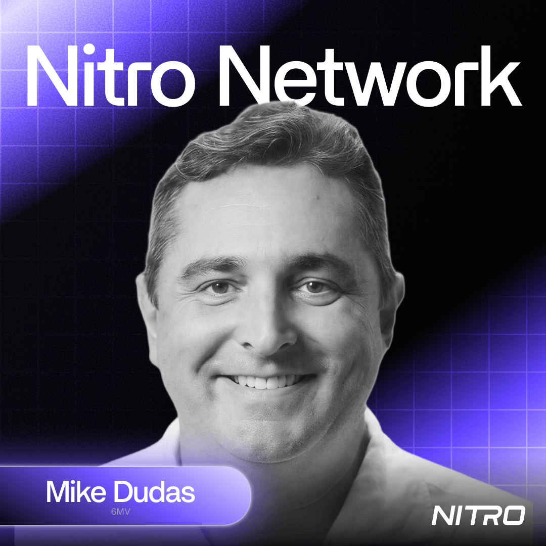Meet Nitro Network Mentor: <a href="/mdudas/">Mike Dudas</a>

Working in crypto since 2018, Mike is Founder of The Block, Co-Founder of LinksDAO, and Founder of 6th Man Ventures.

For exclusive mentorship from Mike and others, apply here: nitroacc.xyz
