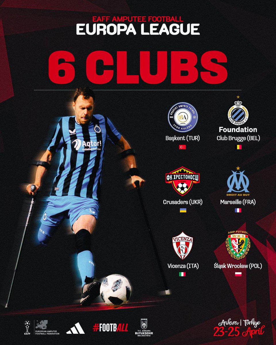 European Amputee Football Federation tweet media