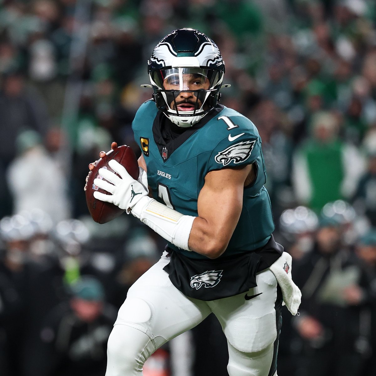 Most Super Bowls with a 100+ passer rating (since 2000):

Tom Brady - 5
Jalen Hurts - 2