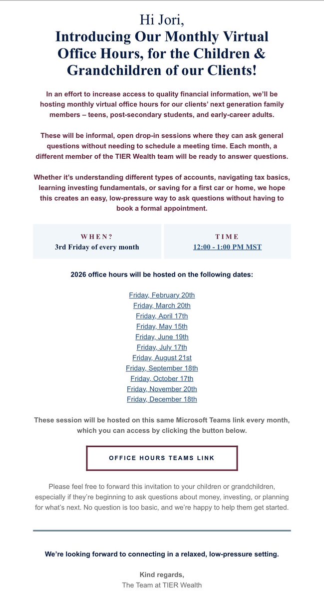 TIER Wealth tweet media