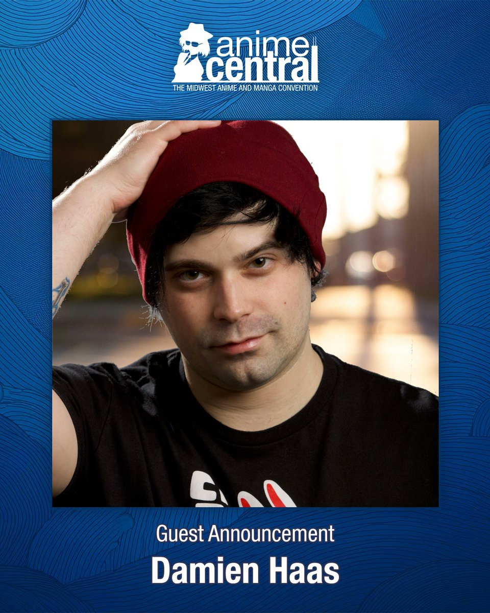 🗣️ We're thrilled to welcome @damienhaas as a Guest of Honor at Anime Central!🗣️ Known for his work in Fire Emblem: Three Hopes (Shez), Delicious in Dungeon (Laios), and Smosh. #AnimeCentral #ACen2026 acen.org/damien-haas-wi…
