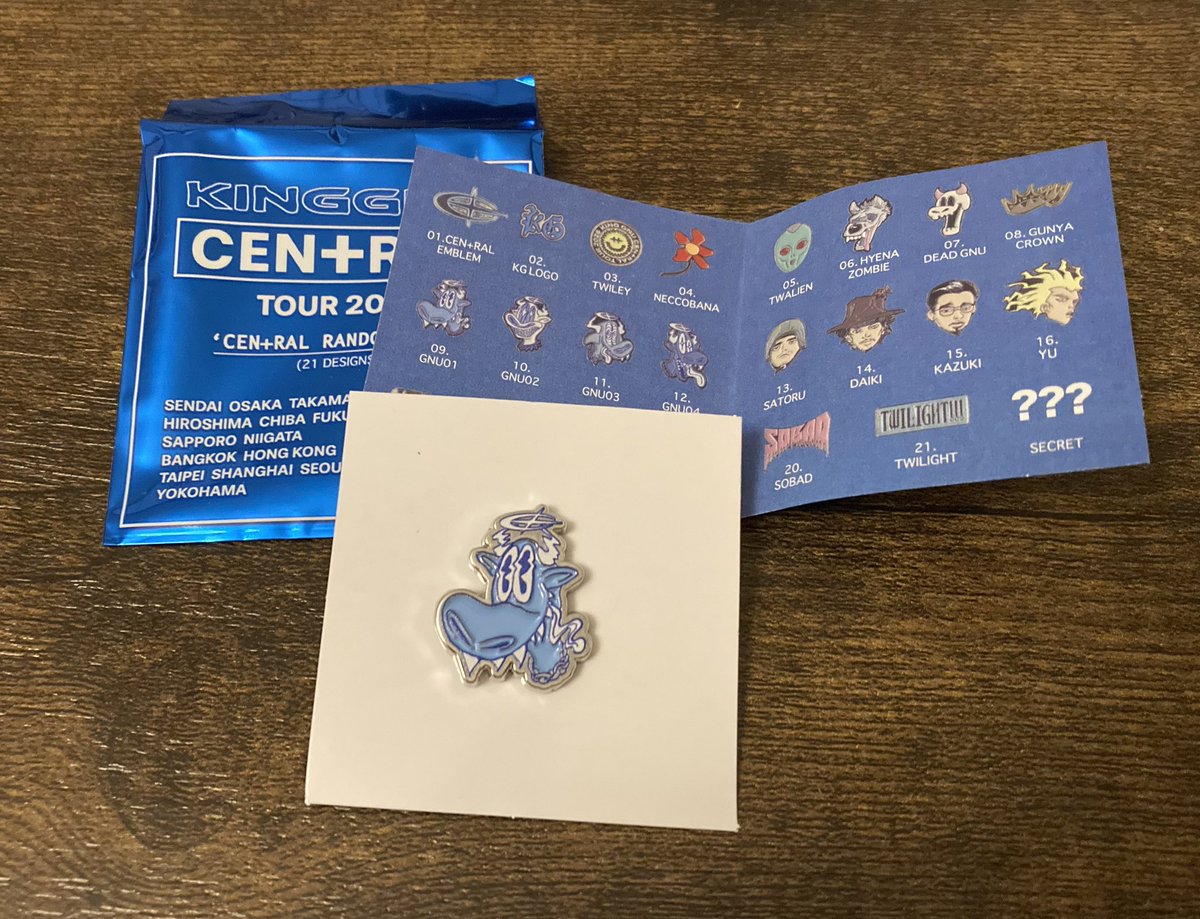 ピンズコンプセット開封の儀 6日目と7日目はGNU04とKING GNU👑🐃