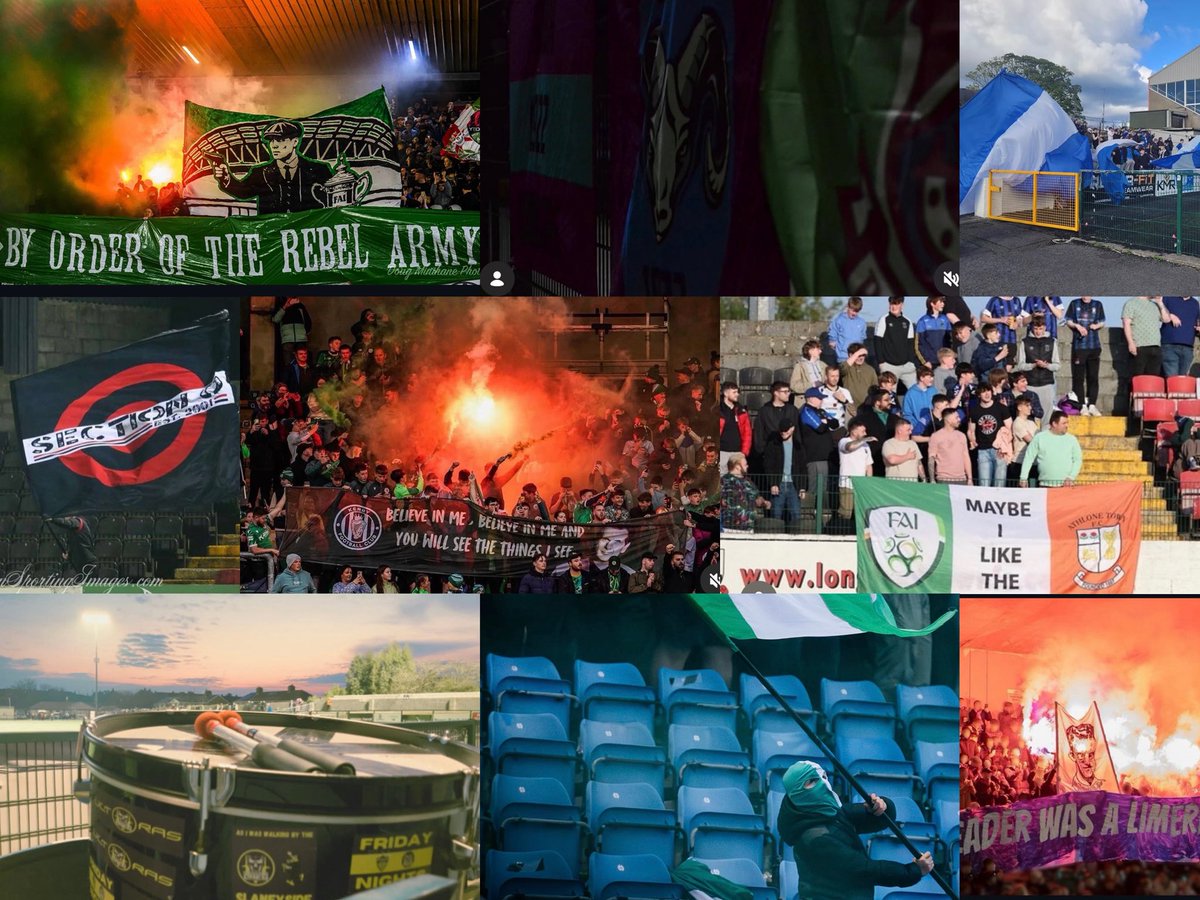 Irishterrace's tweet photo. First division football is back tonight. Described as the graveyard of Irish football but is in fact a hidden gem of football with attractive awaydays on the bray seafront, Sean’s bar of Athlone to the journey and a half that is Finn harps. Support your local team #terraceculture https://t.co/RXuC65PVVP