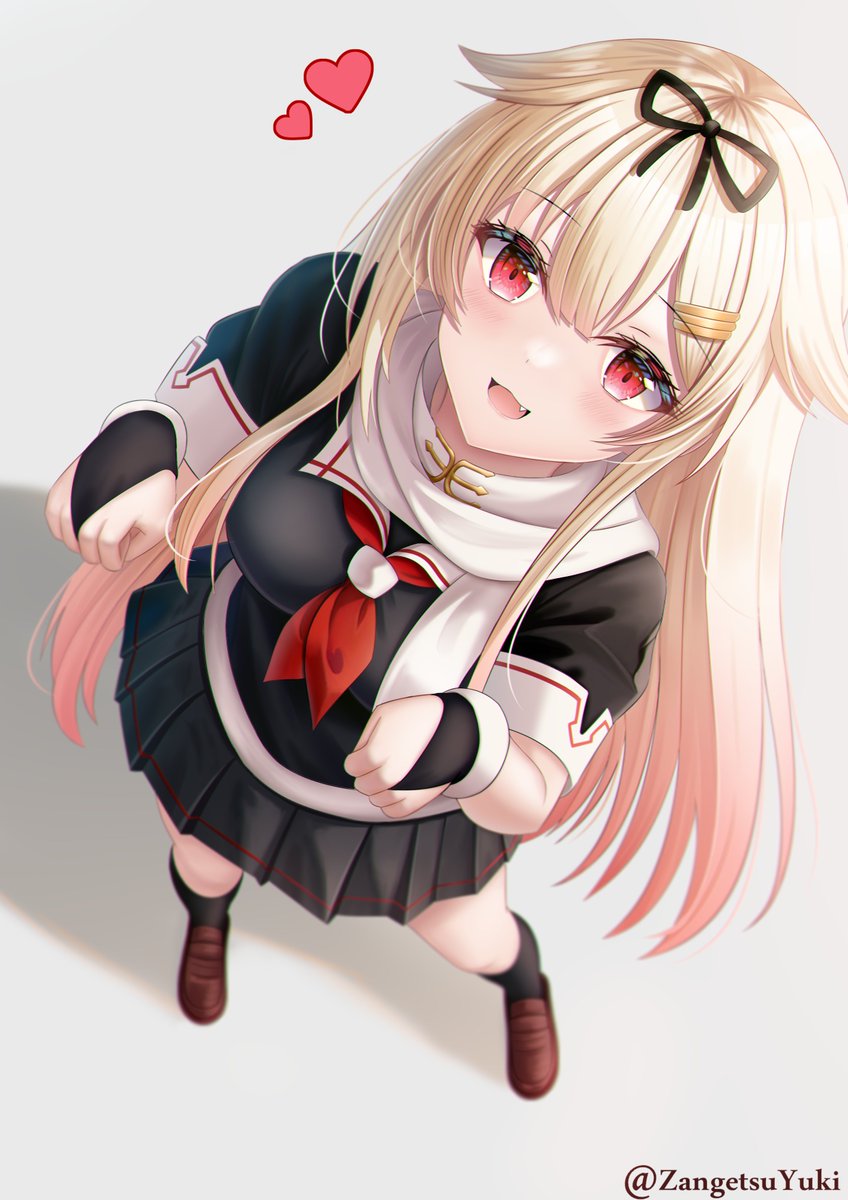 夕立
バレンタインおめでとうぽいぽい~❤️
#艦隊これくしょん 
#艦これ