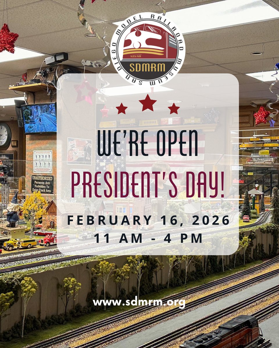 San Diego Model Railroad Museum tweet media