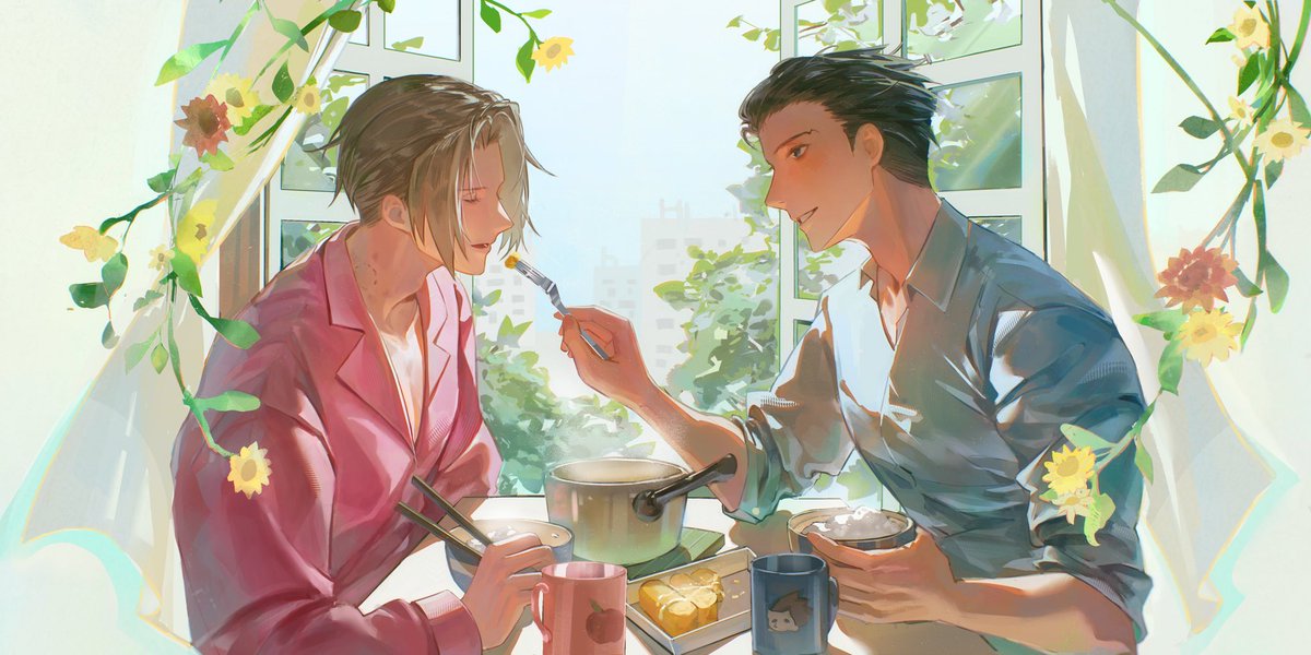 而每過一天 每一天 這情深者
便愛你多些 然後再多一些
我最愛你與我這生一起
哪懼明天風高路斜

#aceattorney  #narumitsu  #milesedgeworth #phoenixwright  #逆転裁判