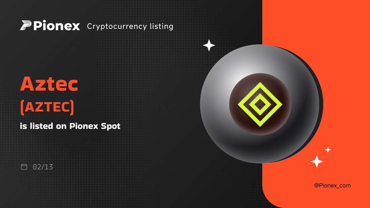 pionex's tweet image. 🔥 Pionex has listed $AZTEC @aztecnetwork 
 
Trade AZTEC Spot on Pionex:  pionex.com/en/trade/AZTEC…

Trade AZTEC Futures on Pionex:  pionex.com/en/futures/AZT…

#AZTEC #Pionex