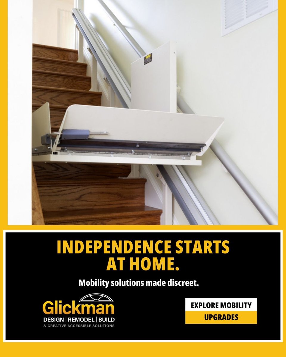 GlickmanDesign's tweet image. Mobility solutions don’t have to stand out to work beautifully.
 What would make your home easier to navigate?
bit.ly/3DnQkJI 
 Maryland: (301) 444-4663
 Virginia: (703) 832-8150
 Washington, DC: (202) 792-7320
 #MobilitySolutions #AccessibleLiving