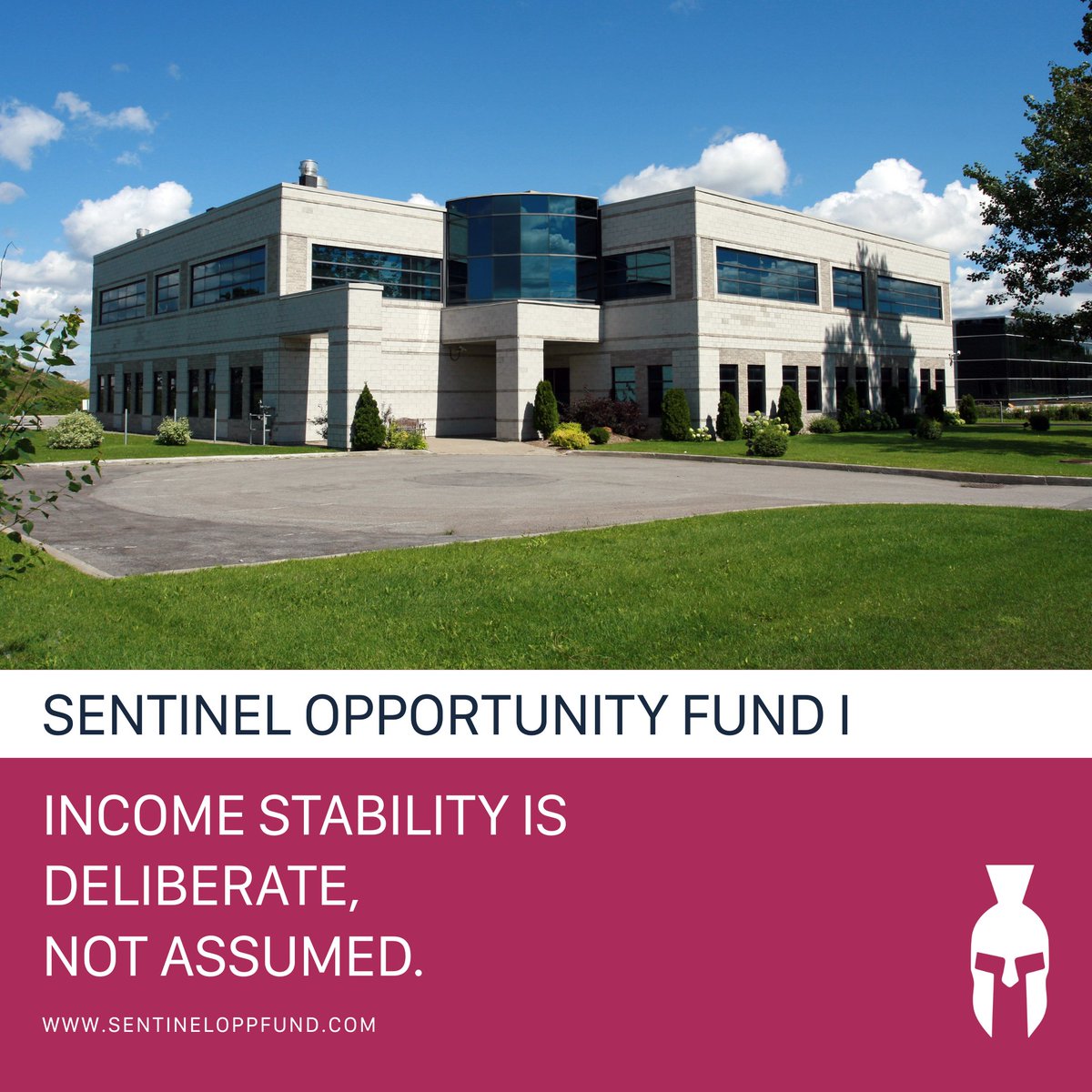 SentinelCRE's tweet photo. Income stability is not assumed. It is deliberate.

Tenant quality and pricing discipline protect long-term durability.

Learn more about Sentinel Opportunity Fund I:
https://t.co/MAomMUFpFX 

#netlease #riskmanagement #commercialrealestate #sentineloppfund #sentinelnetlease https://t.co/q81L8bjs0Z