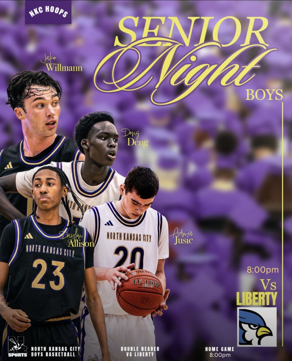 NKCBasketball's tweet photo. Senior Night @ The Hive‼️🏀 https://t.co/mPXm546LIc