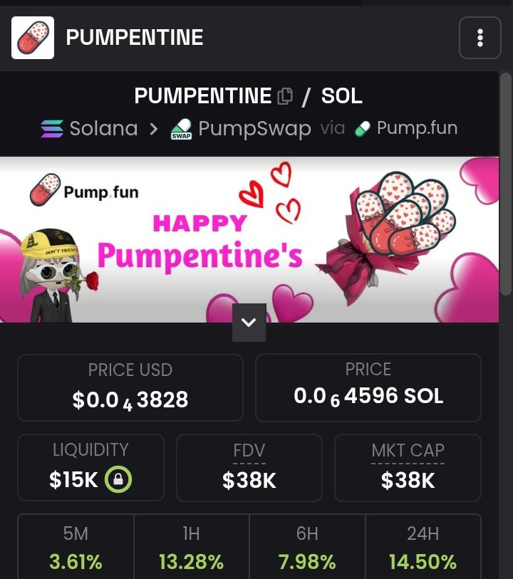 My quant told me - $pumpentine is   the next 1000x meme

BKviyfdPo99W22935x1QN7P77wFj6YZ491Kpcm8zpump

heard/saw it here first !