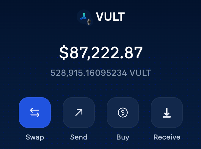 We have officially accumulated over 500,000 $VULT tokens with the BuyBacks.

that is an astounding 0.5% of the entire supply in less than two weeks. 

In the near future, token holders will decide what happens to these tokens; whether it's to burn or redistribute. 

Excited yet?
