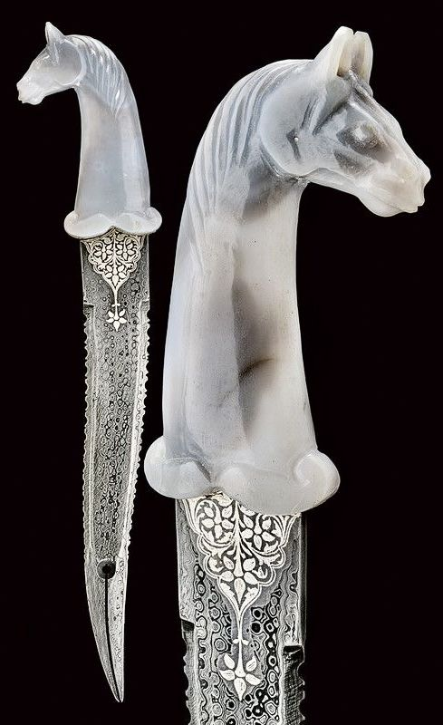 A masterfully carved jade-hilted khanjar from the late 18th century. Where weaponry meets high art.