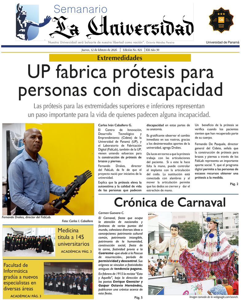 🎉🦿Compartimos la portada de nuestra edición correspondiente a esta semana.

📶📲Para acceder ingresa a launiversidad.up.ac.pa/sites/default/…

👉launiversidad.up.ac.pa 

#UPsemanario #Carnaval 🎉