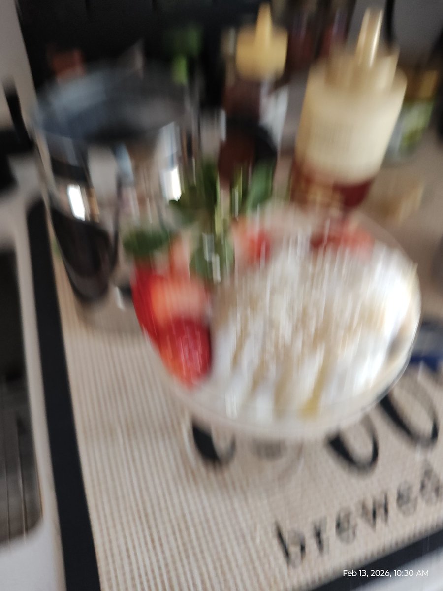 b52junebug's tweet photo. @Nespresso @NespressoUSA thank you for the virtual coffee tasting today! So yummy! Apparently I was moving too quickly. Strawberry affagotto https://t.co/vyoPR8prkJ