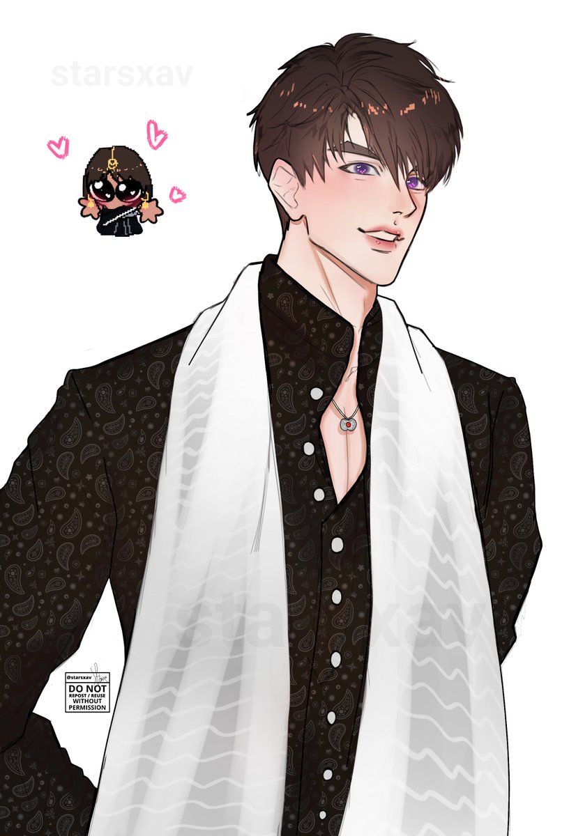 pretty sure caleb wears sherwani so when it gets colder, he would cover you up<3

#LoveandDeepspace #恋与深空  #Caleb #夏以昼