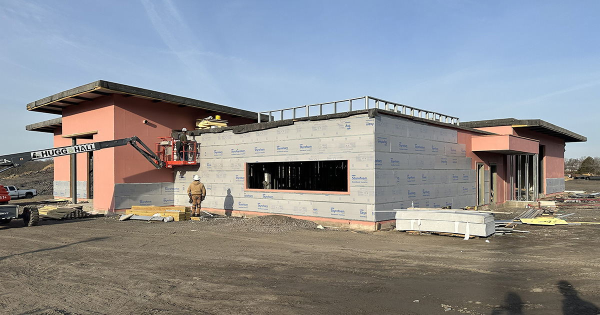 MAHGarch's tweet photo. Early morning site visit to check progress at the future Sebastian County Library! Everything is moving along nicely! #mahgarchitecture #publiclibrary
✅Metal Stud Framing
✅Exterior fluid-applied waterproofing
✅Exterior Colors Selected https://t.co/O3XnSPvITK