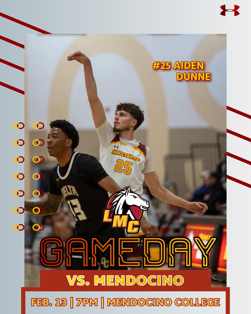 A showdown in Ukiah‼️🏀🐎💨
🆚: Mendocino
⏰: 7PM
📍: Mendocino College