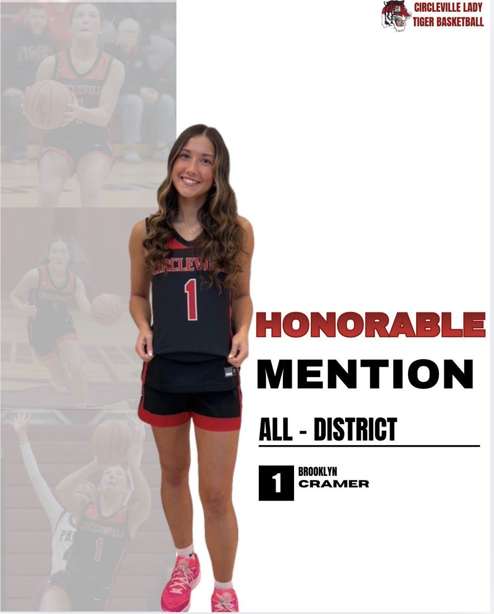 Congrats Maddie, Addison, and Brooklyn for receiving district honors!