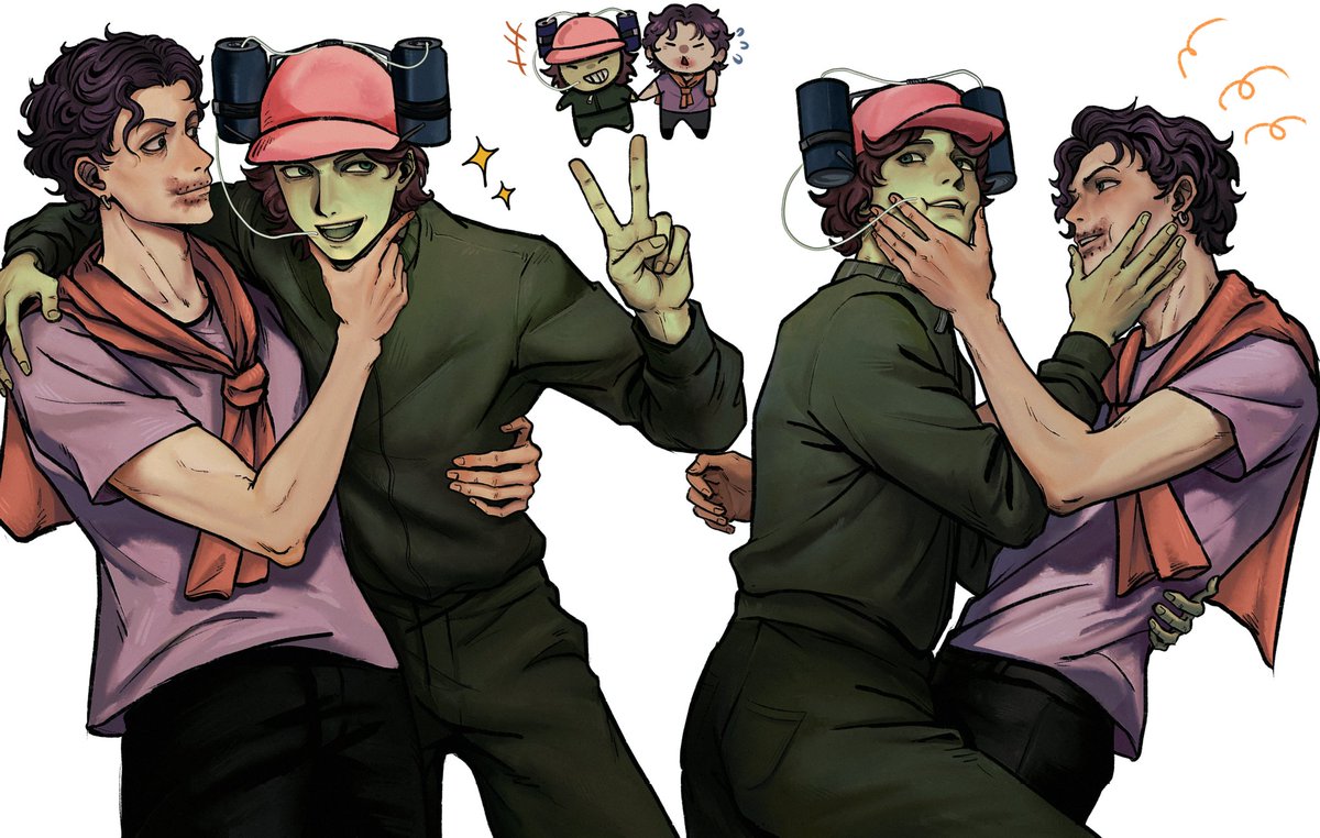 RoinNn_221's tweet image. This is my commission. Happy Valentine’s Day! ❤️
#wirejeka 
#wiresoda 
#noimnotahuman 
#Ninah