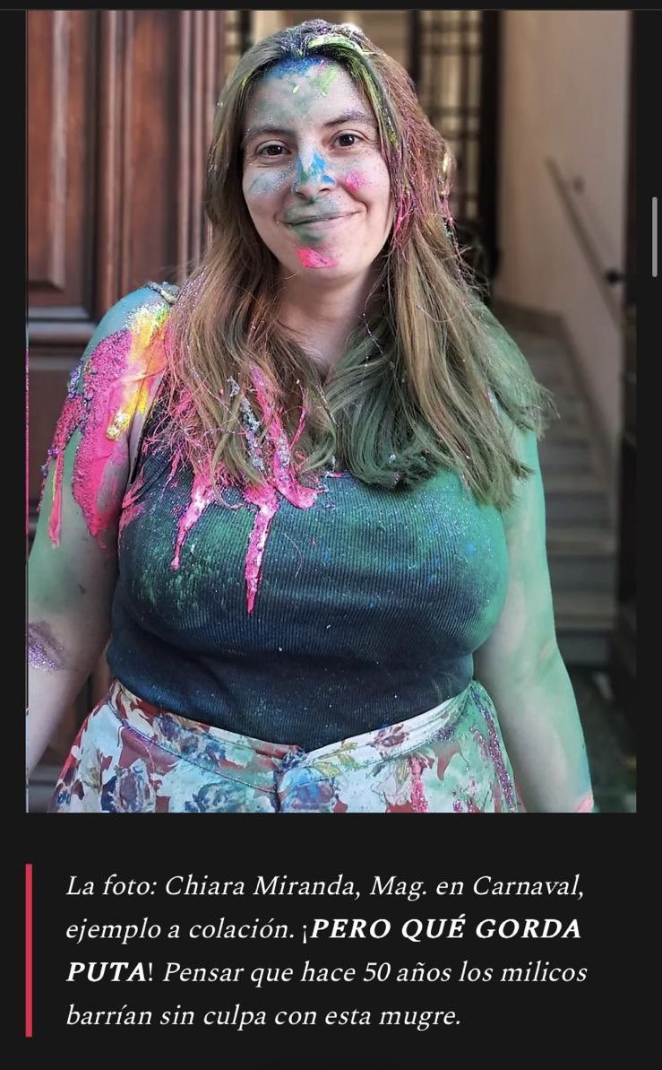 Estoy harta. Hartísima. Felipe Villamayor se llama este muchacho, que disfruta de esconderse atrás de una computadora para insultar y amenazar mujeres. Conoce nuestras caras y nuestros lugares de trabajo. Esto también es violencia de género