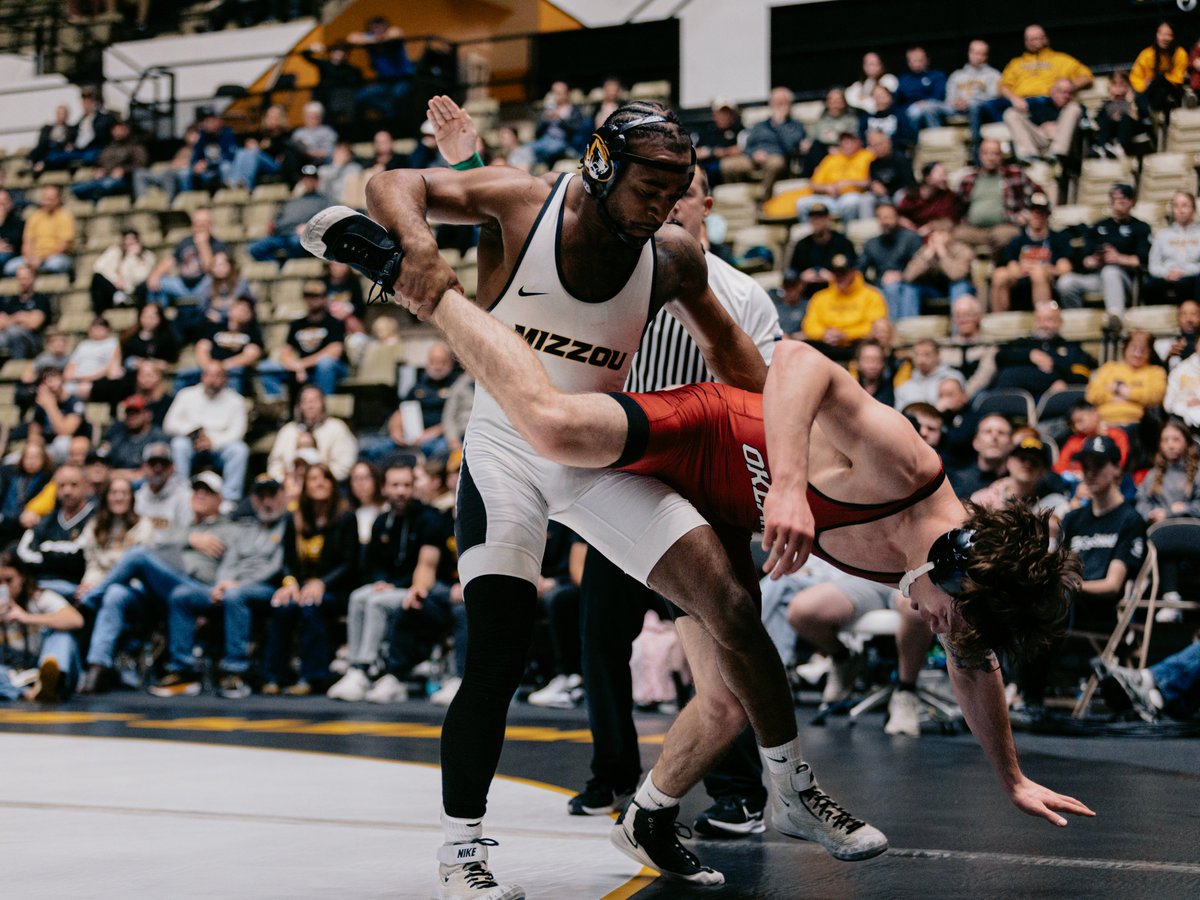 MizzouWrestling's tweet photo. Final bow at Hearnes for @joshedmond_ 

#TigerStyle https://t.co/CxYZxG87x6