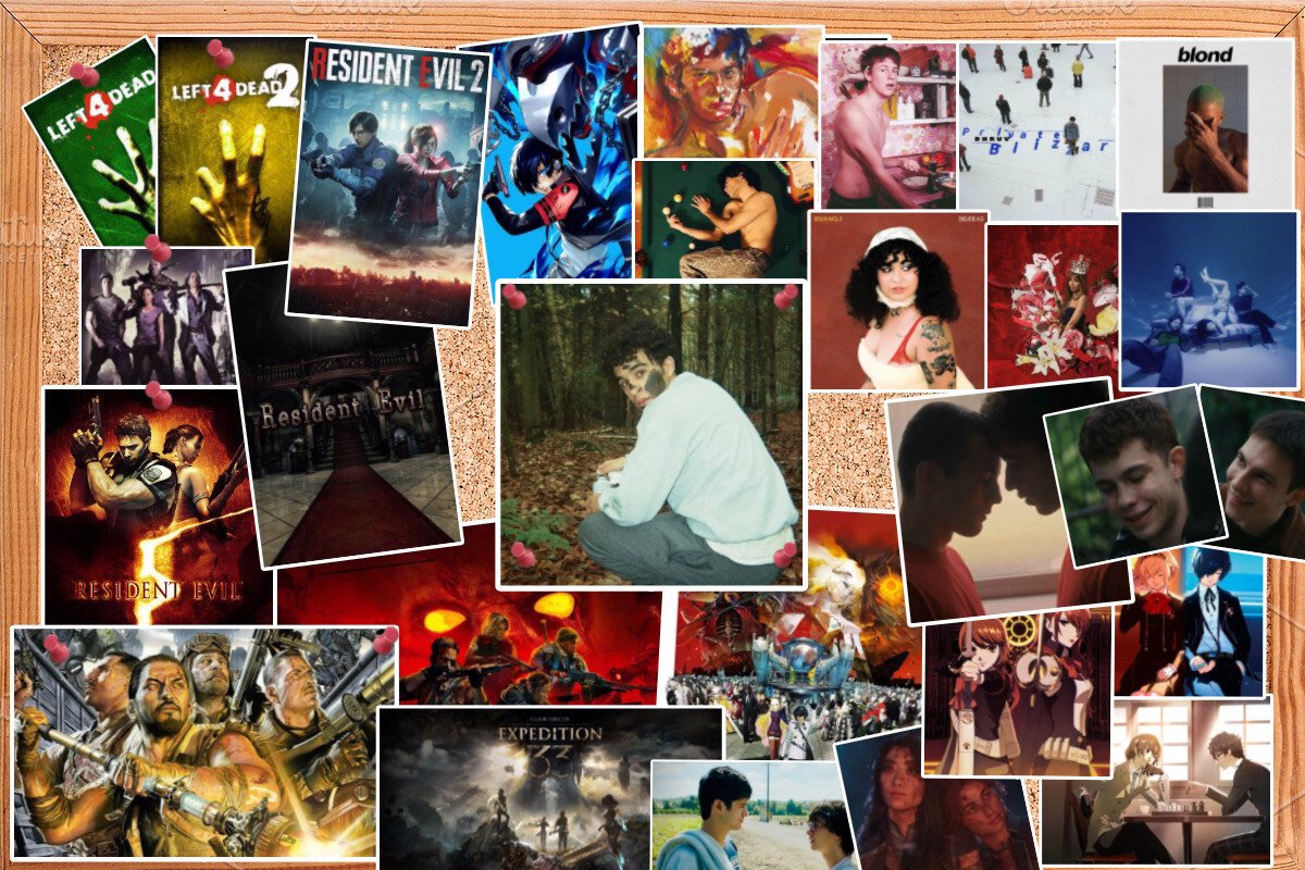 SolarAstraa's tweet image. wow, a proper intro post ^^

name's conner, and I go by he/they pronouns! 
 
below is my fandom pinboard !! just a lil taste into whatever I'll yap about on my page... if you recognize anything... maybe you should follow since you're so cool ^^ more stuff in the thread 🧵