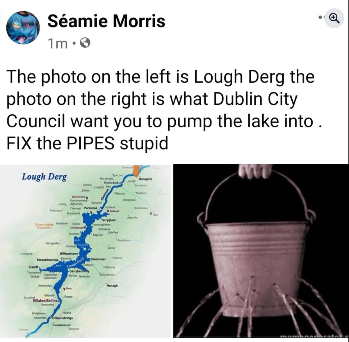 <a href="/CarlowWeather/">Carlow Weather</a> Fix the pipes stupid