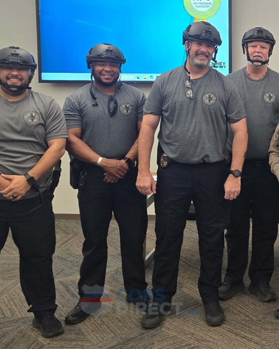 CopsDirect's tweet image. Cops Direct is proud and honored of our Donation of ballistic helmets to McKinney Police for their Negotiations Team. Protecting officers while they protect our communities. 

#police #cops #direct #support