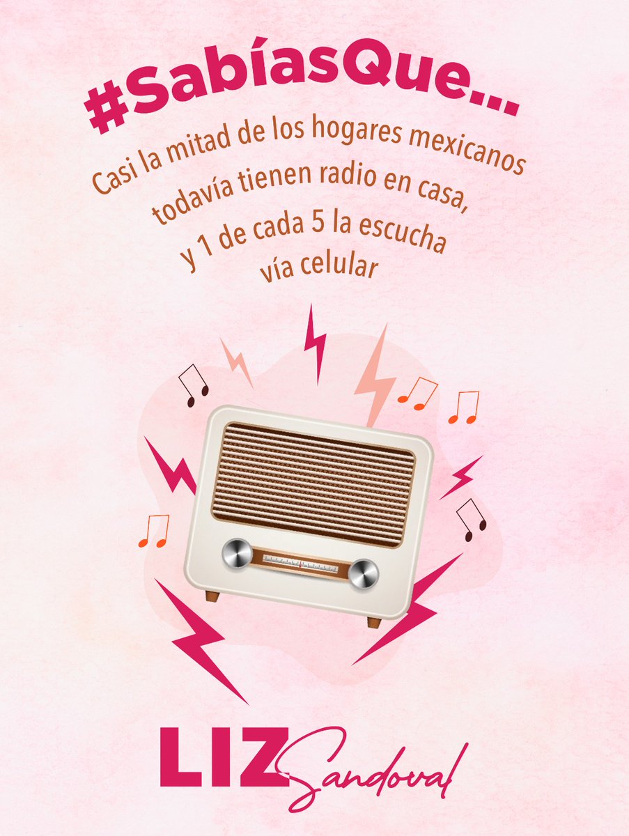 Hoy celebramos información, cultura y música que nos acompaña todos los días. ¿Ustedes aún escuchan la radio📻? ¿Cuál es su estación favorita 🎶🎙?  
#DíaMundialDeLaRadio