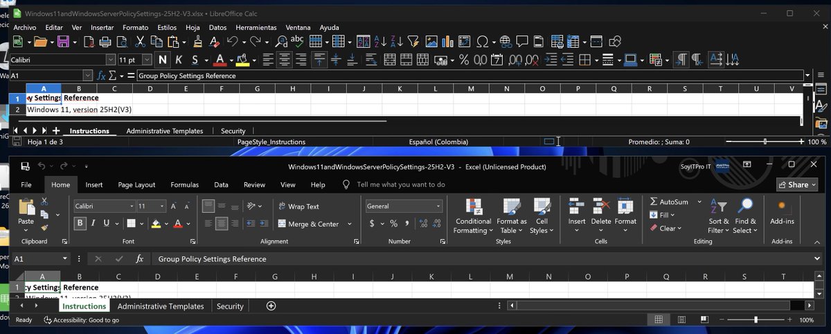 SoyITPro's tweet image. Los menús y las barras de herramientas de #LibreOffice me parecen confusos en comparación con los de #MSOffice 

¿Que opinan?