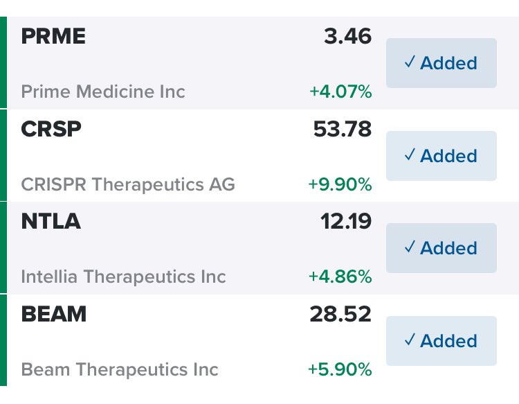 Might be the day that starts everything…

Remember 2/13/26 as the day people realized CRISPR therapies can actually make money.

Thanks to $CRSP for finally ramping some. 

$NTLA $PRME $BEAM