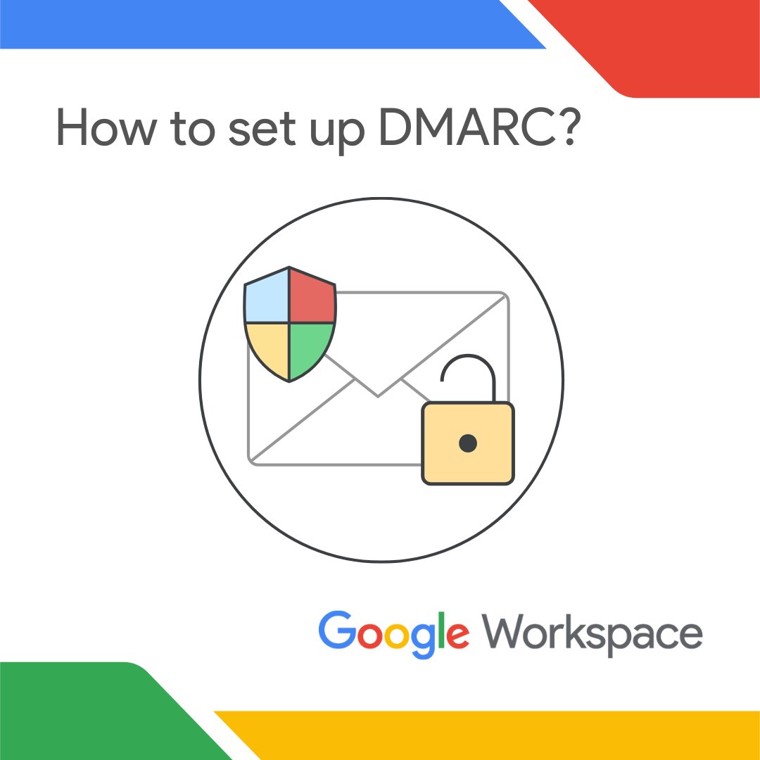 AskWorkspace's tweet image. Got SPF &amp;amp; DKIM all set? Level up your Gmail security with DMARC! 📩️

This setting tells receiving servers what to do with emails that don't pass those checks. Follow the steps here to stop spoofing &amp;amp; protect your domain: goo.gle/4bPjZgs #EmailSecurity #GoogleWorkspace